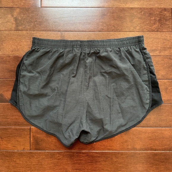 Nike Women's Dri-Fit Dark Gray & Black Shorts - Picture 2 of 2